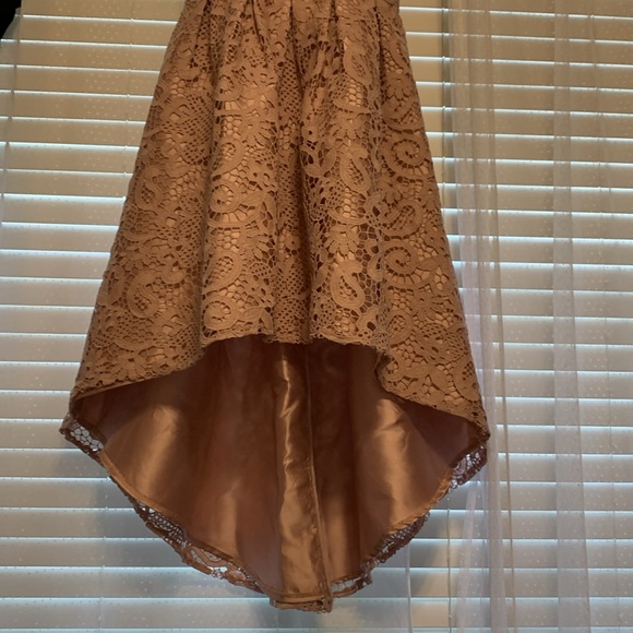 Chi Chi London Lace Dip Highlow Dress - Picture 4 of 12